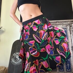 Marc Jacob’s Colorful Floral silk Skirt